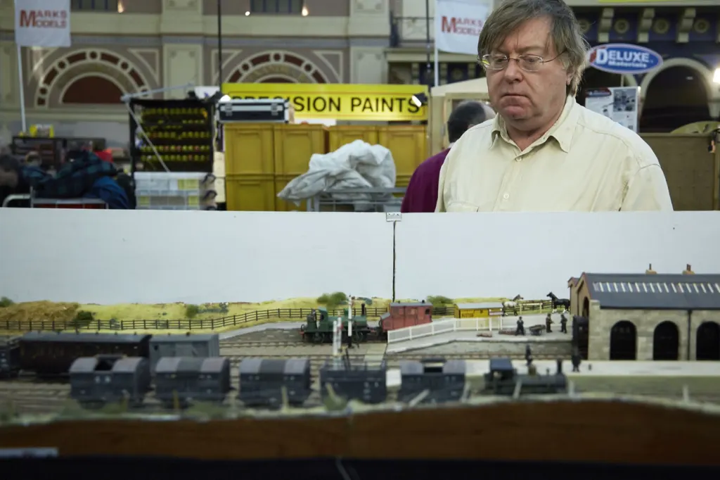 London Festival of Railway Modelling — documentary and portrait photograph in London, UK, frame 6 of 21.